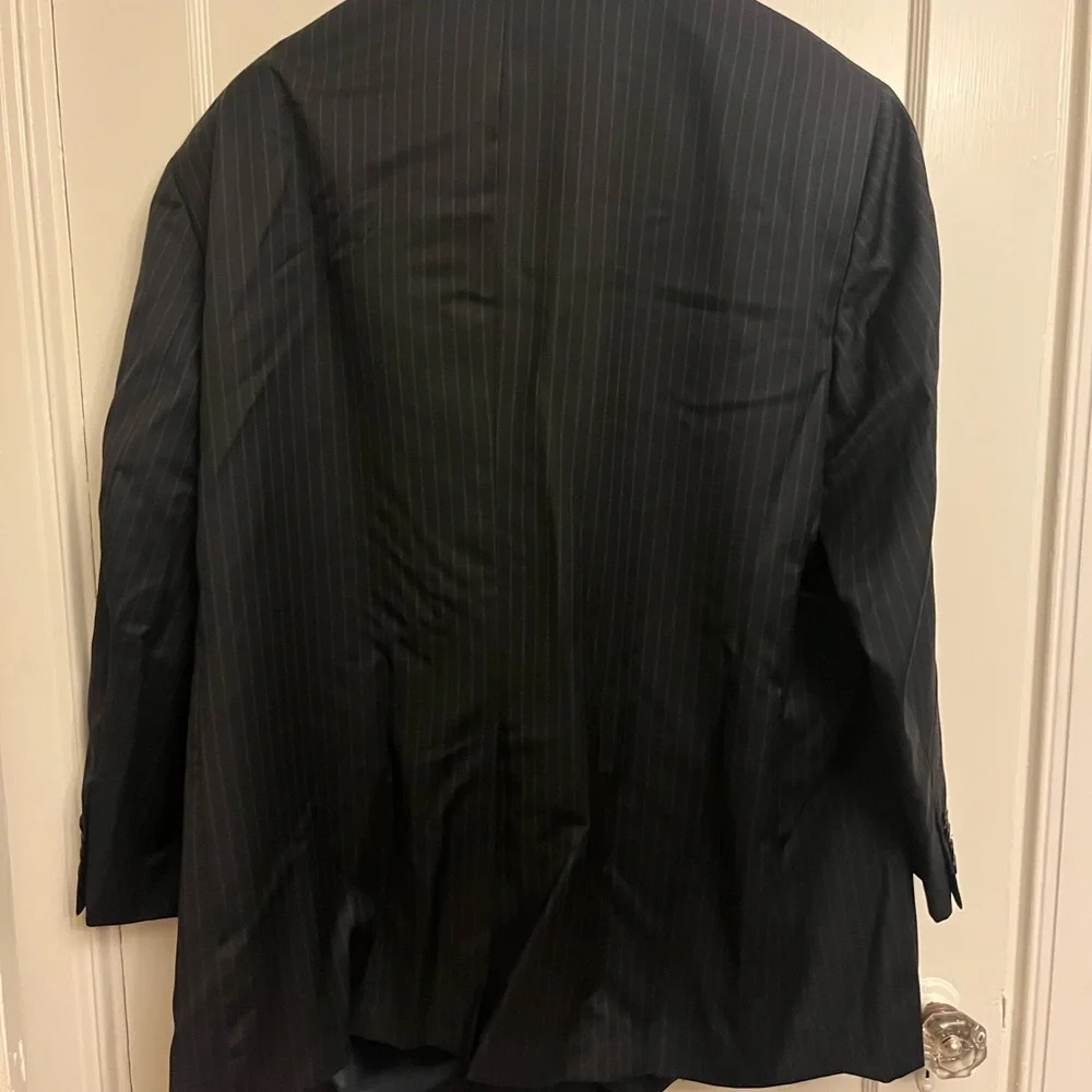 Black Pin Stripe Men’s Suit